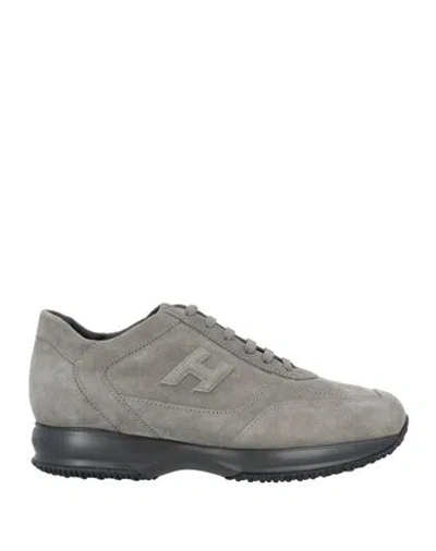 Hogan Man Sneakers Grey Size 8.5 Leather