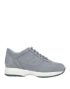 Hogan Man Sneakers Grey Size 9 Leather