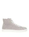 Hogan Man Sneakers Grey Size 9 Leather In Grey