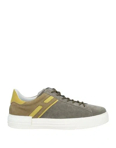 Hogan Man Sneakers Grey Size 9 Soft Leather