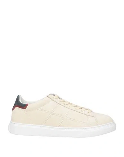 Hogan Man Sneakers Ivory Size 11 Leather In White