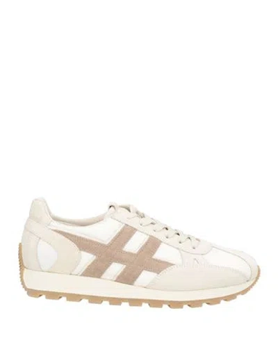 Hogan Man Sneakers Ivory Size 9 Leather In White