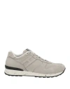 Hogan Man Sneakers Light Grey Size 9 Leather In Grey