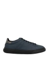 Hogan Man Sneakers Midnight Blue Size 10.5 Soft Leather In Blue