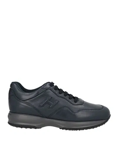 Hogan Man Sneakers Midnight Blue Size 10 Soft Leather