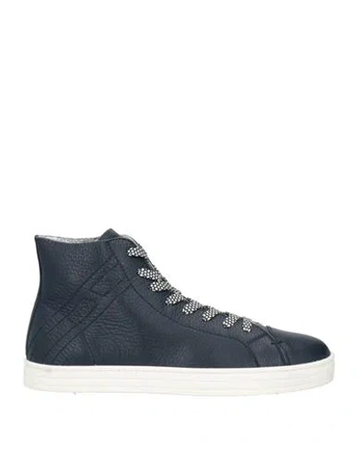 Hogan Man Sneakers Midnight Blue Size 8.5 Leather