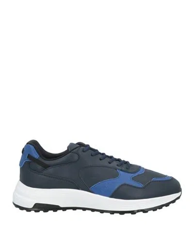 Hogan Man Sneakers Midnight Blue Size 8.5 Leather