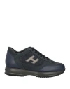 Hogan Man Sneakers Midnight Blue Size 9 Leather