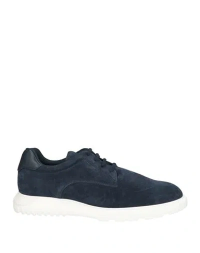 Hogan Man Sneakers Midnight Blue Size 9 Leather