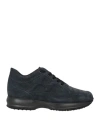 Hogan Man Sneakers Midnight Blue Size 9 Soft Leather