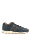 Hogan Man Sneakers Midnight Blue Size 9 Soft Leather