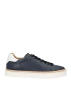 Hogan Man Sneakers Navy Blue Size 9 Leather