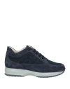 Hogan Man Sneakers Navy Blue Size 9 Leather