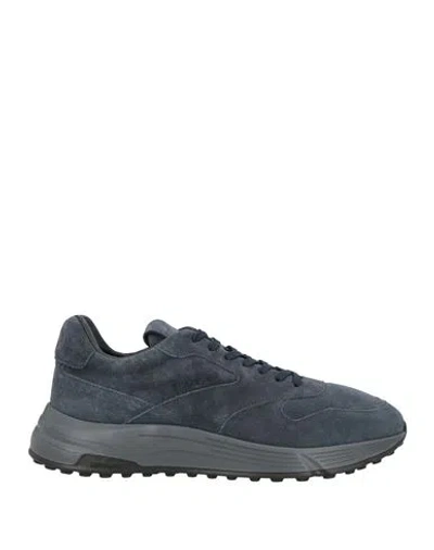 HOGAN HOGAN MAN SNEAKERS NAVY SIZE 11 LEATHER