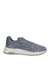 Hogan Hyperlight Distressed Leather Sneakers In Multi
