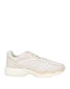 Hogan Man Sneakers Off White Size 11 Textile Fibers, Leather In Off White