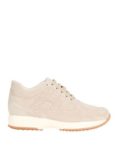 Hogan Man Sneakers Off White Size 8.5 Soft Leather In Off White