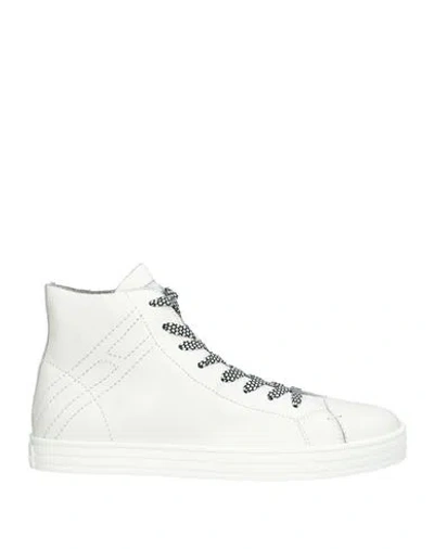 Hogan Man Sneakers Off White Size 9 Leather