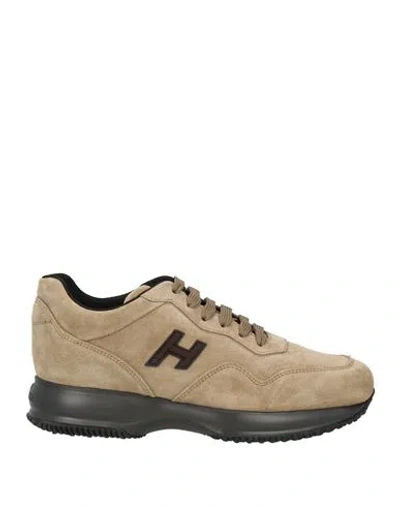 Hogan Man Sneakers Sage Green Size 9 Soft Leather