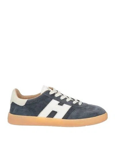 Hogan Man Sneakers Slate Blue Size 8 Leather