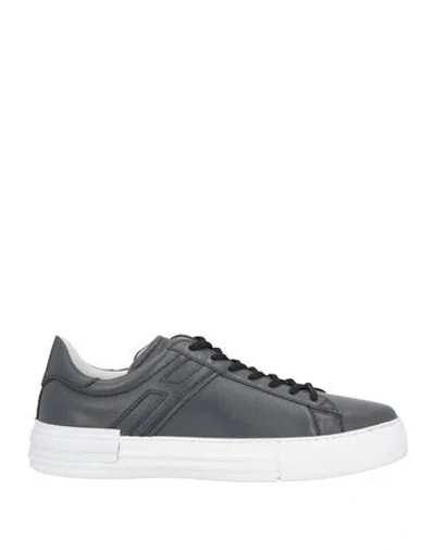 Hogan Man Sneakers Slate Blue Size 8.5 Leather