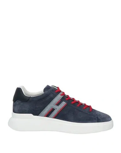 Hogan Man Sneakers Slate Blue Size 9 Leather