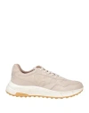 Hogan Man Sneakers Taupe Size 8 Leather In Neutral