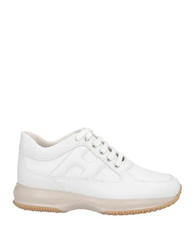 Hogan Man Sneakers White Size 7 Soft Leather