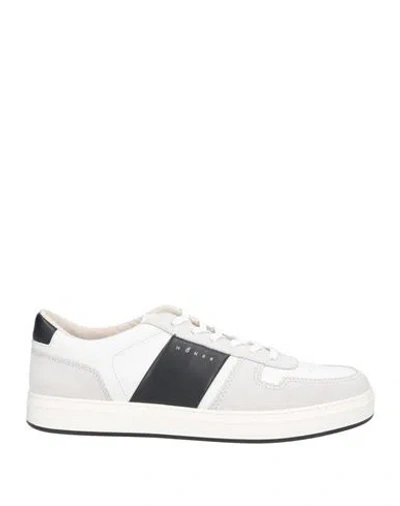 HOGAN HOGAN MAN SNEAKERS WHITE SIZE 9 LEATHER