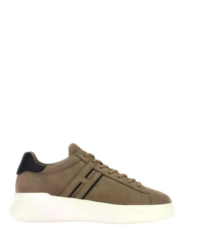 Hogan Matte Low-top Sneakers In Animal Print