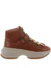 Hogan Maxi I Active Ankles Boots In Brown