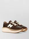 Hogan Maxi Active Lace Up Leather Sneakers In Multi
