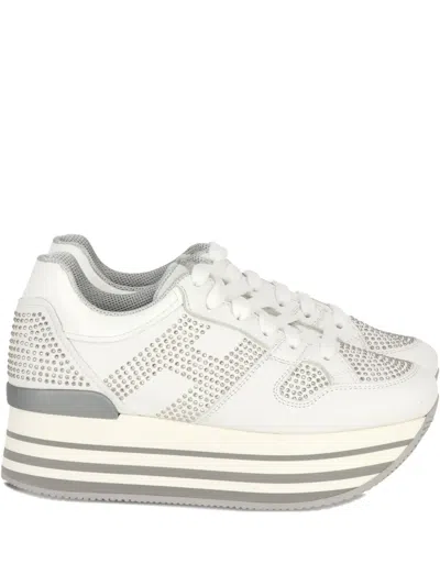 Hogan 'maxi H222 Club' Sneakers In White