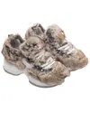Hogan Maxi I Active Leather Sneaker In Brown
