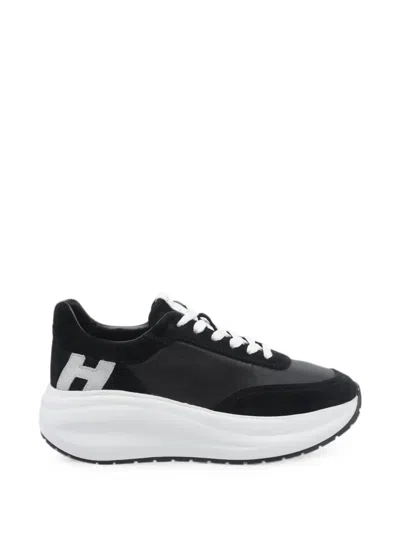 Hogan Maxi I Logo-patch Platform Sneakers In Multi