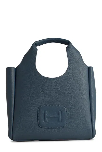 HOGAN MEDIUM H-BAG LOGO-EMBOSSED TOP HANDLE BAG