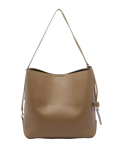 Hogan Medium  Hocket Hobo Bag In Brown