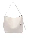 Hogan Adjustable Strap Leather Shoulder Bag In White