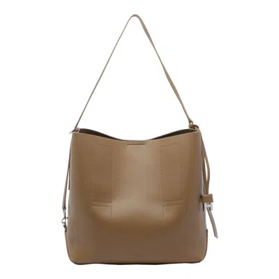 Hogan Medium  Hocket Hobo Bag In Brown