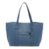 Hogan Script Shopping Bag Medium In Blue
