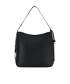 Hogan Medium Leather Shoulder Bag In Black