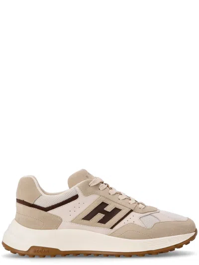 Hogan Beige Hyperlight Sneakers In Nude