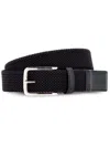 Hogan Men's Belt Crafted With Elastic Fabric Tape In Blue