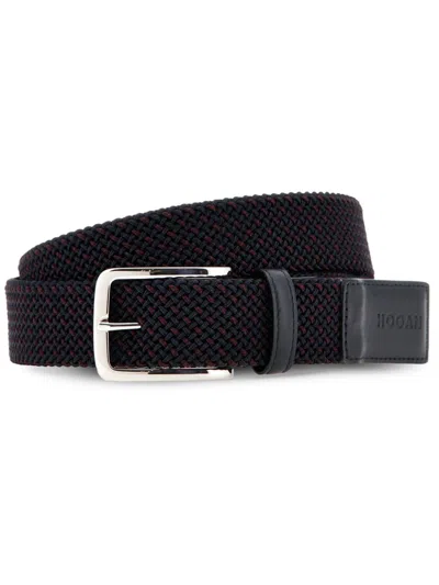 Hogan Men's Belt Crafted With Elastic Fabric Tape In Blue