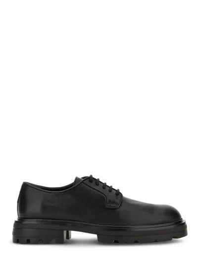 Hogan Men's Black Leather Sneakers