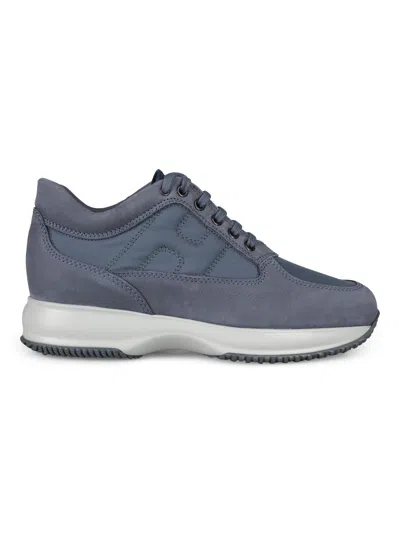 Hogan Men's Gray Leather Sneakers For Ss24