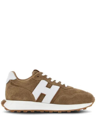 Hogan Low-top Sneakers In Camel