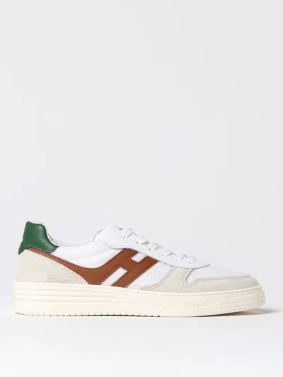 Hogan Men's H630 Sneakers For Men Crafted With Leather, Suede And Fabric. White Rubber Outsole Memory Foam In 04bb