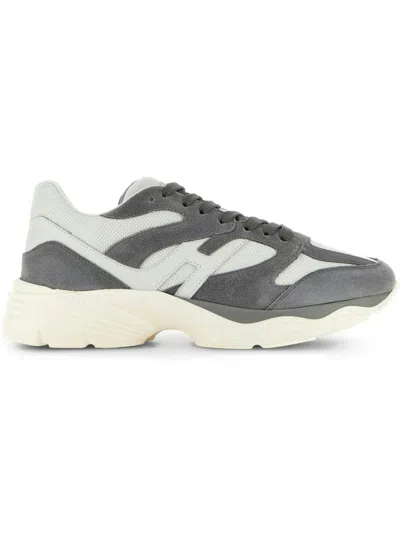 HOGAN MEN'S H665 LEATHER SNEAKERS