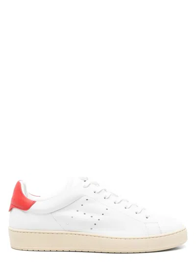 HOGAN MEN'S H672 LEATHER SNEAKERS